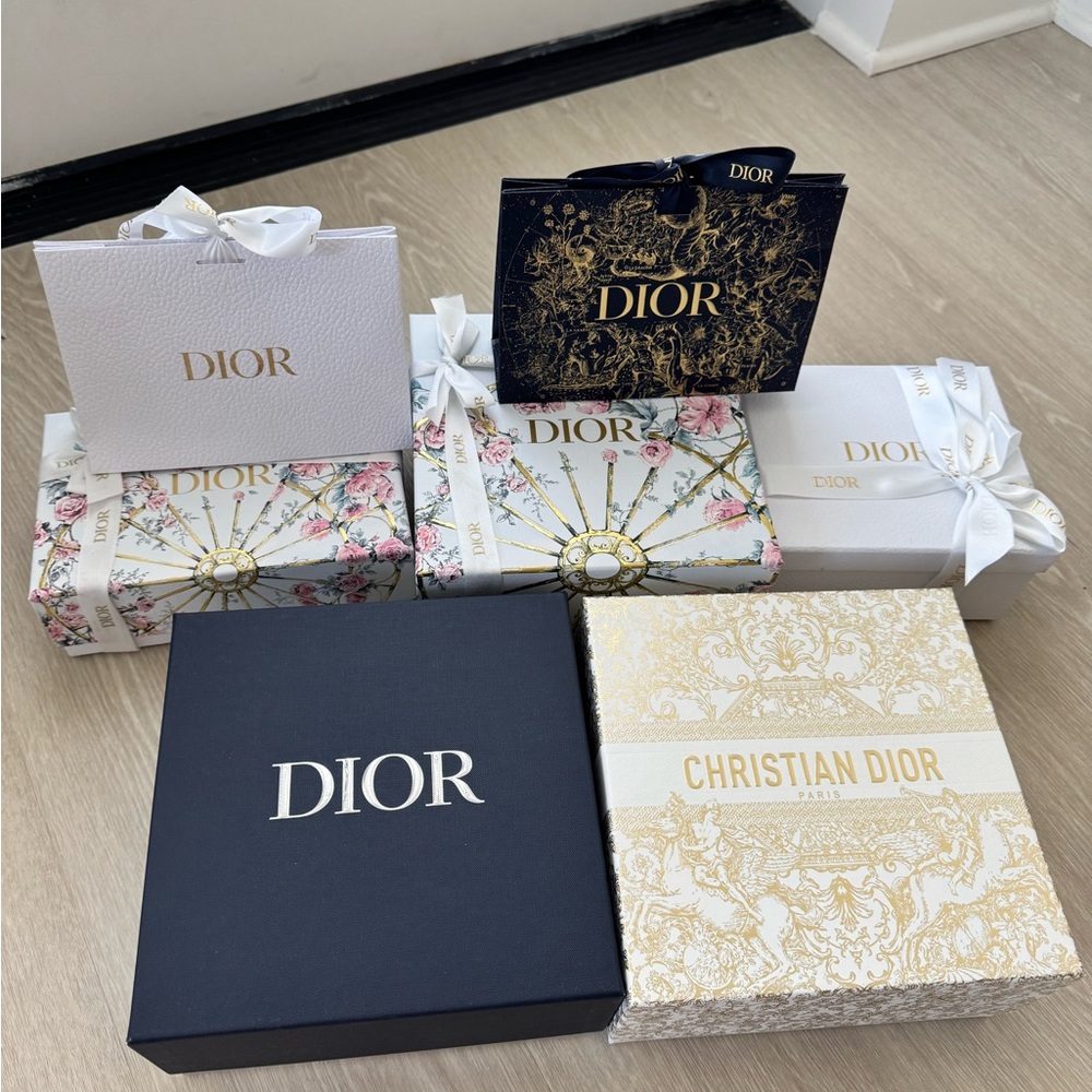 Dior Gift Boxes and Bags